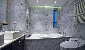 美式新古典风格浴室浴缸效果图
