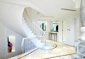 欧式风格简奢小别墅楼梯装修设计