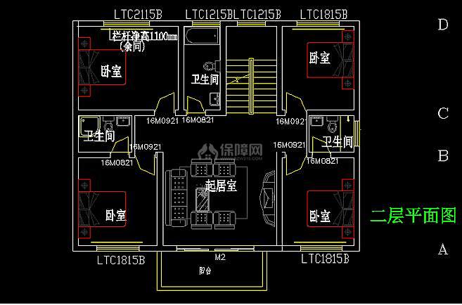 南方农村管道设计农村图纸平房设计注意事项给排水房屋标注图纸图片