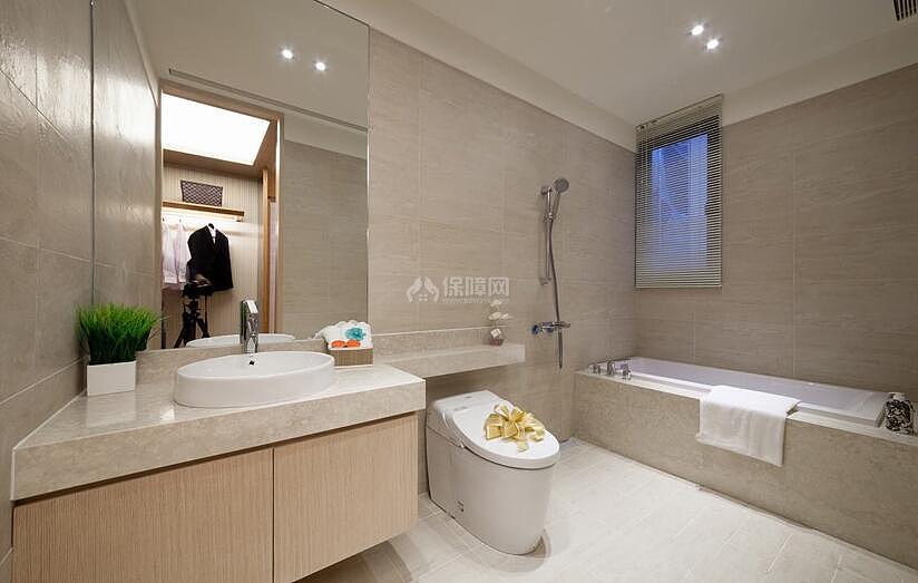 日式风格现代浴室装修效果图展示