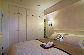 简约东南亚风格别墅设计卧室图片