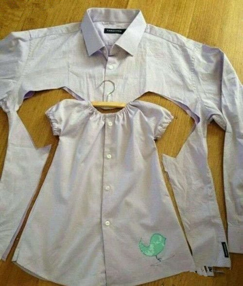 这个是衬衫好不好!怎么混进来的,赶快剪裁了给女儿做件连衣裙