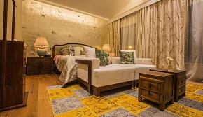 127平新中式风格卧室装饰设计