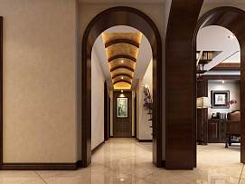 美式风格家居客厅走廊设计