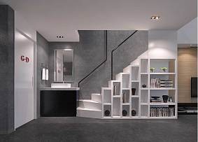 简约小户型跃层家居客厅楼梯设计