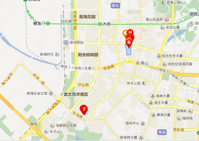 深圳荔苑小区地图