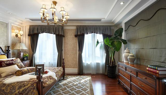 将美式设计中带着复古感受,造就复古美式风格家居,以美式装修来做后期