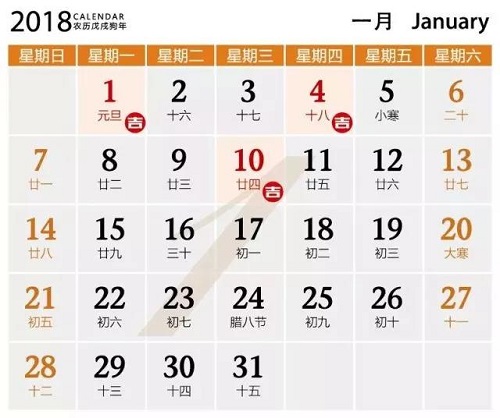 2018年装修吉日早知道