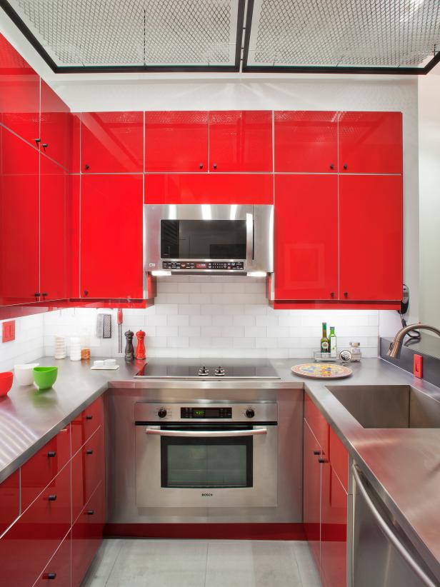 15个颜色大胆的红色厨房火红的色调让你家厨房充满活力