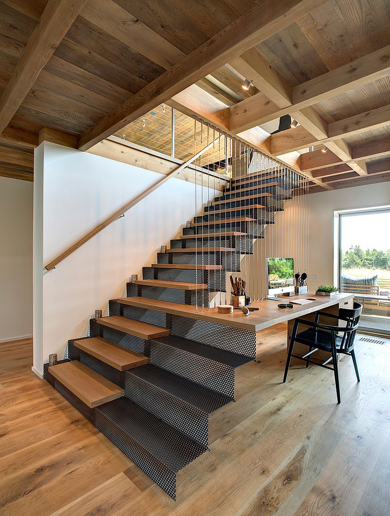 利用楼梯下面空间的15种特殊设计值得收藏