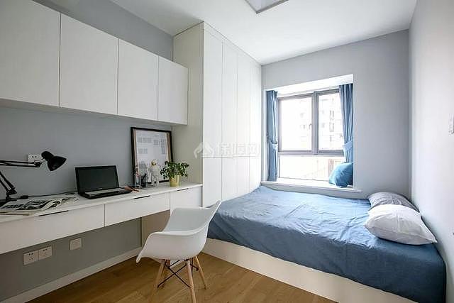 9套卧室改造成书桌床收纳柜衣柜榻榻米组合设计