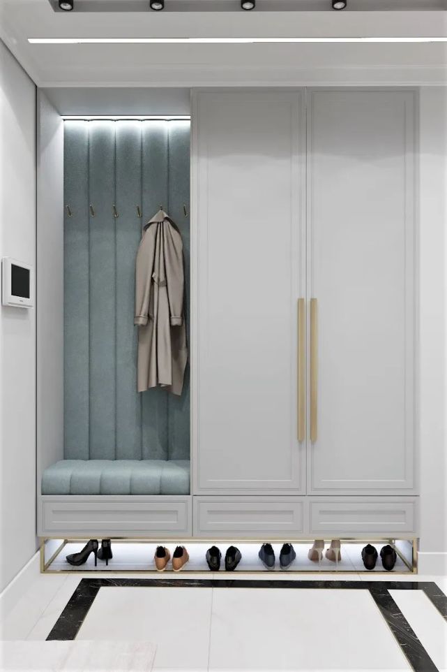 高低鞋柜组合效果图图片