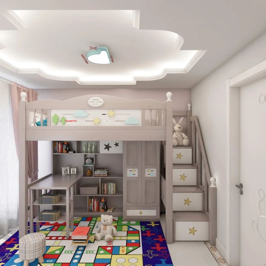 儿童房效果图|空间|家装设计|1992设计阿睿 - 原创作品 - 站酷 (ZCOOL)