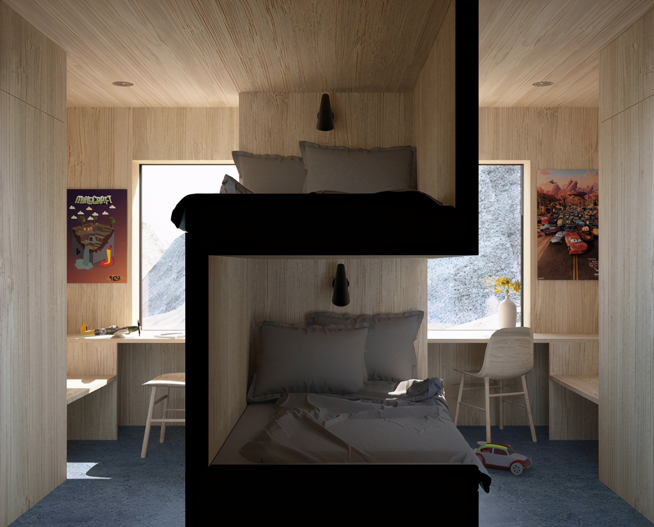 美式卧室 - 效果图交流区-建E室内设计网