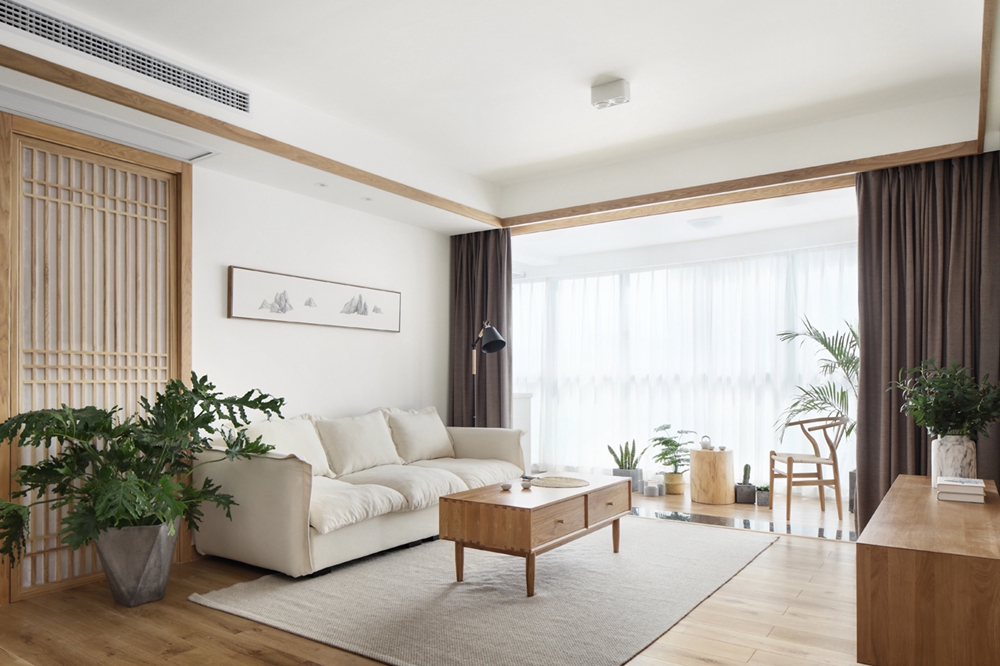 原木日式三居室装修 从颜值、氛围到实用性都无可挑剔