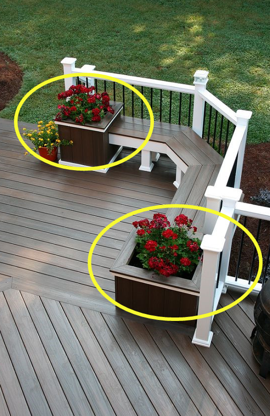 院子铺甲板效果图 防潮耐热还能栽花种草