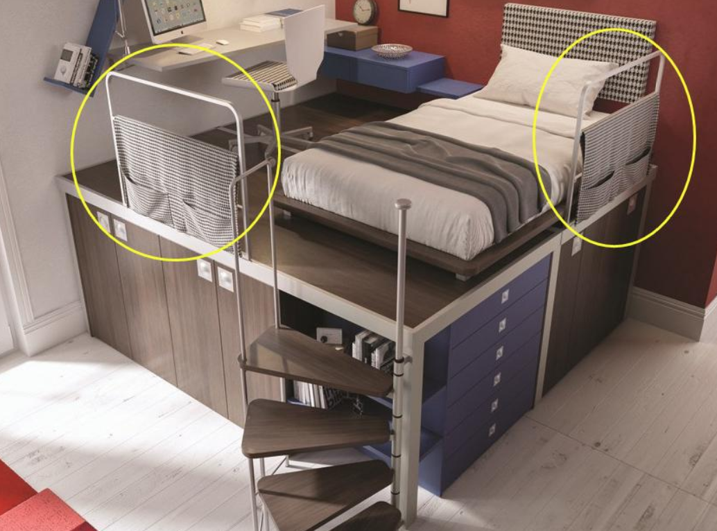 6平卧室规划布置 将床抬高1m可增加俩功能区