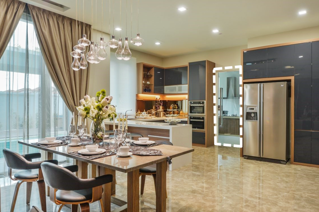 厨房一分为二设计 减少清洁空间更舒适!