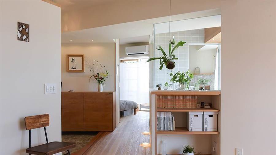 58㎡日式原木风装修：去客厅化打造温馨舒适生活