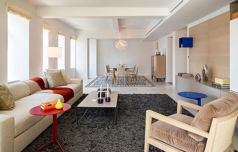 小空间大利用  宽敞富有色彩的一居室 ,一居室装修