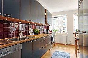 欧式风格清新公寓厨房效果图