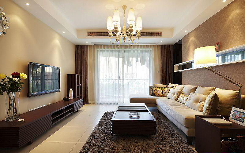 清新素雅 精心打造简约公寓 三居室装修,富裕型装修