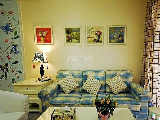 地中海田園風(fēng)混搭浪漫婚房 婚房裝修,三居室裝修,1