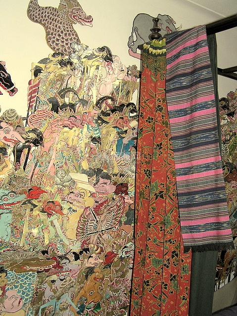 老頑童童心未泯 皮影背景墻韻味足 公寓裝修,90平