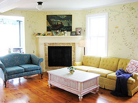 美式乡村别墅客厅沙发图片