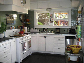 90平米美式简约风格四居室厨房装修效果图