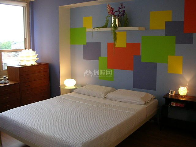 老房新裝 色彩讓兩居室爆發(fā)無窮活力 公寓裝修,90