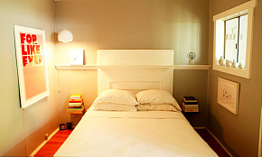 74平米简约风格两居室卧室装修效果图