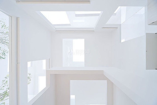 白色立体几何房屋 另类家居体验 别墅装修,富裕型装
