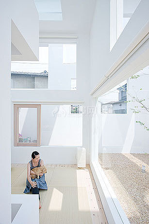 白色立体几何房屋 另类家居体验 别墅装修,富裕型装