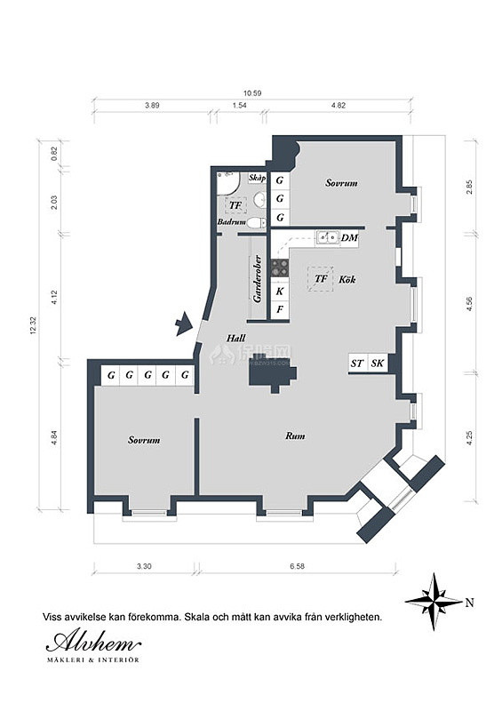 花朵壁紙臥室 宜家風(fēng)魅力兩居室 二居室裝修,經(jīng)濟(jì)型