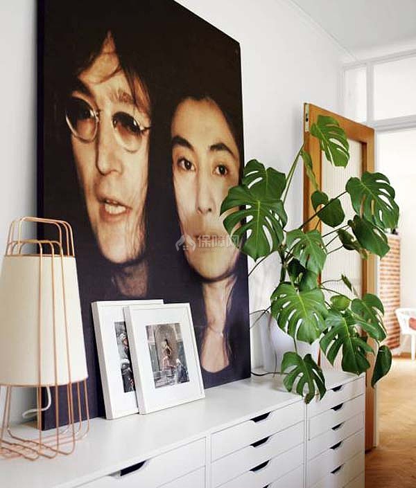 唯美背景墙 混搭出个性美家 120平米装修,富裕型