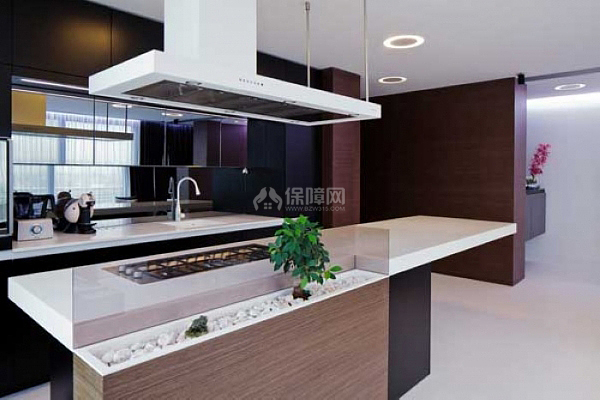现代优雅风 黑白棕简约公寓 四房装修,富裕型装修,