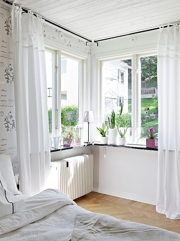 白色清新家 简约时尚北欧风 二居室装修,110平米