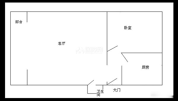 50平宜家風文藝一居室 小戶型裝修,一居室裝修,5