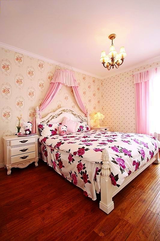 hello kitty夢幻家 田園混搭三居室 三居
