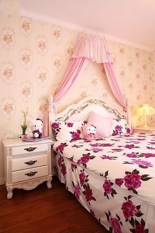 hello kitty夢幻家 田園混搭三居室 三居