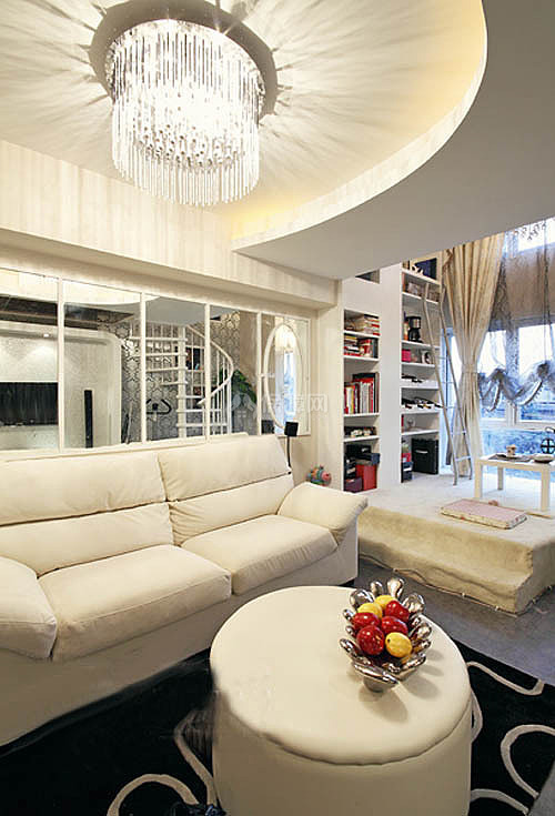 單身貴族一居室 夢幻清新loft 一居室裝修,70