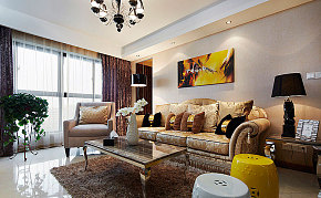 时尚美式家居客厅效果图片