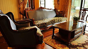 97平米时尚欧式风格三居室客厅沙发效果图