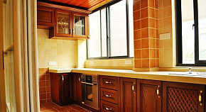 97平米时尚欧式风格三居室厨房装修效果图