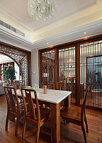 古色古香中式餐厅效果图片