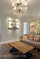 105平米美式时尚风格客厅沙发设计