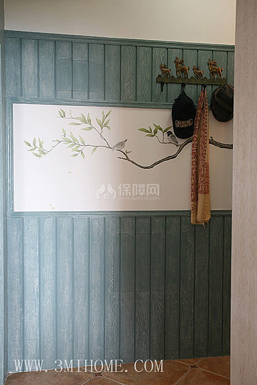 门厅背景墙特写