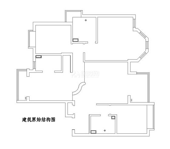 蓝白浪漫大三居 麒麟山庄地中海婚房 地中海风格,富