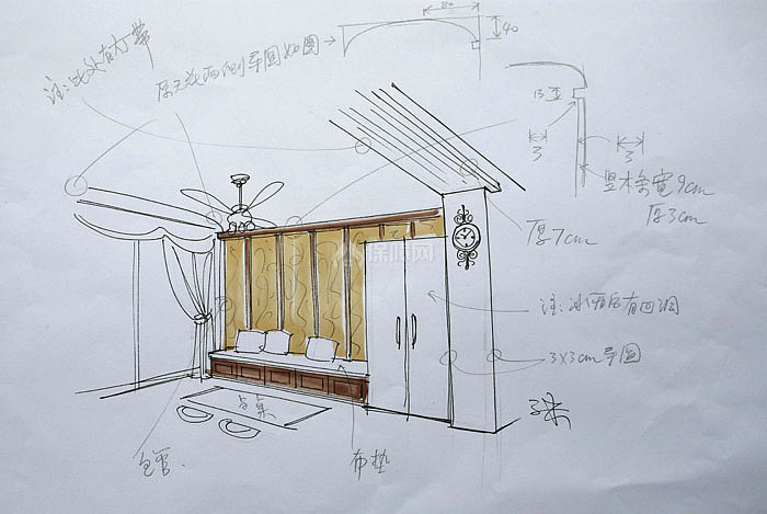 三米設(shè)計(jì) 東南亞混搭風(fēng)復(fù)式裝修 三米設(shè)計(jì),復(fù)式裝修